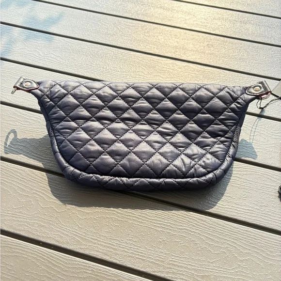 MZ Wallace Quilted Blue Crossbody Bag - Picture 7 of 11